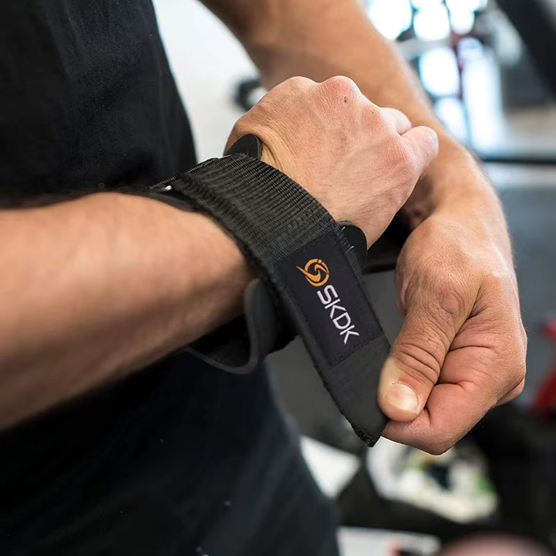 SKDK lifting straps made for pulling movemens, Bodybuilding, power lifting, Sports Training, etc. PVC