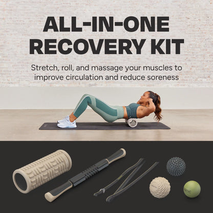  Recovery Kit, Targets Sore Muscles, 6-Piece Set with 3-Month  Membership